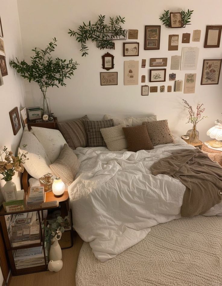 Brown And White Room Aesthetic, Room Inspo Brown, Aesthetic Brown Room, Aesthetic Room Brown, Cute Brown Room Aesthetic, Brown Room Aesthetic