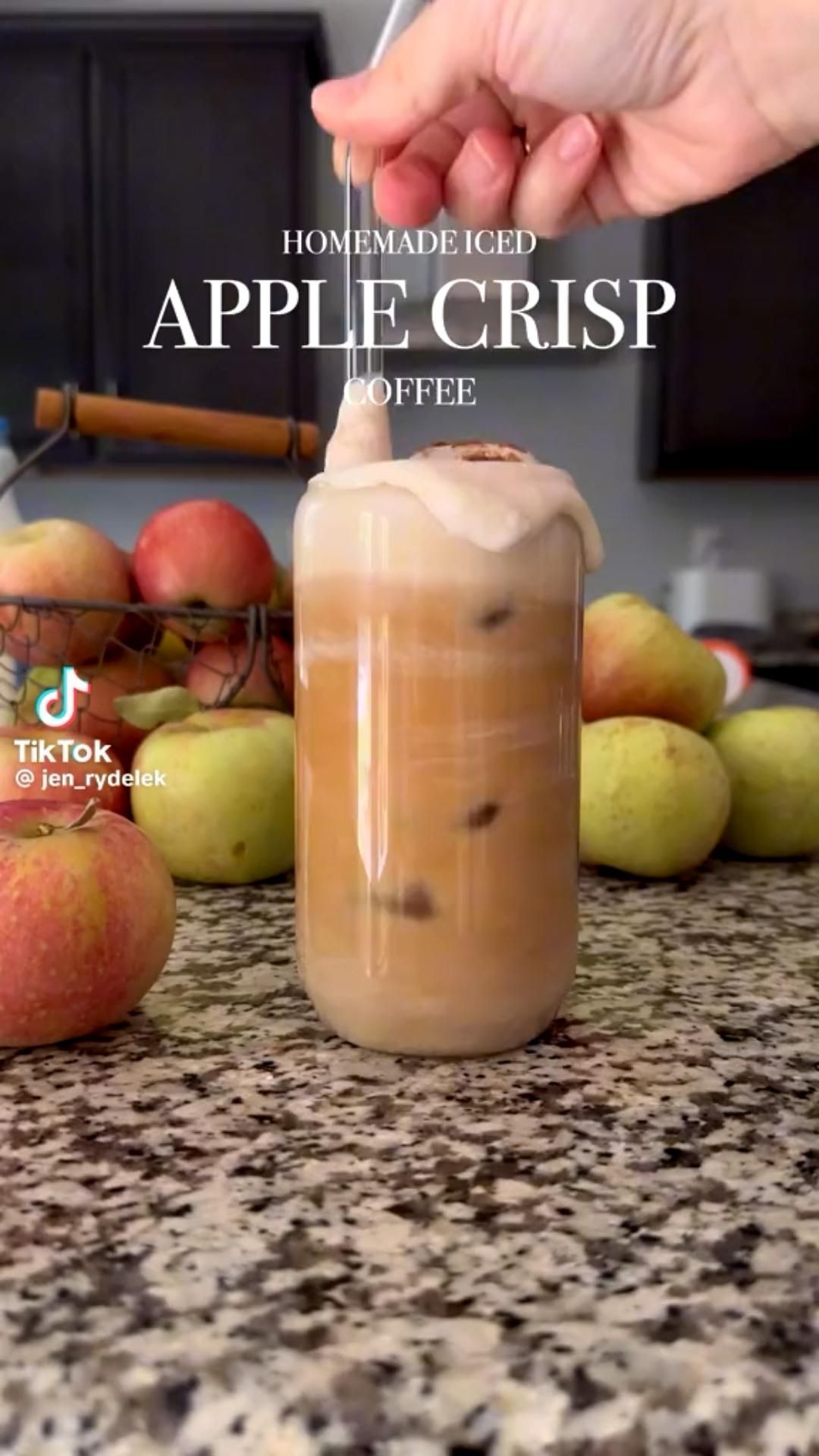 Iced Apple Crisp Coffee
