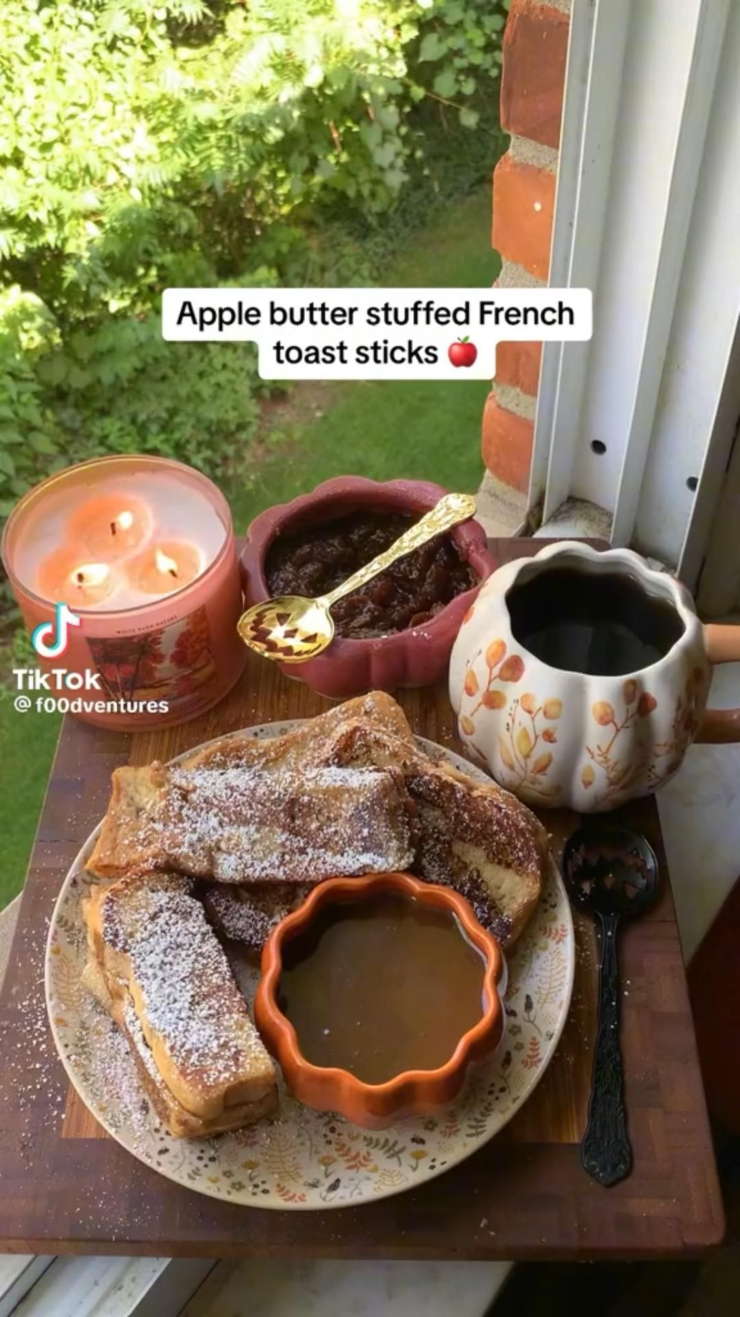 Apple Butter French Toast Sticks for Fall Breakfast