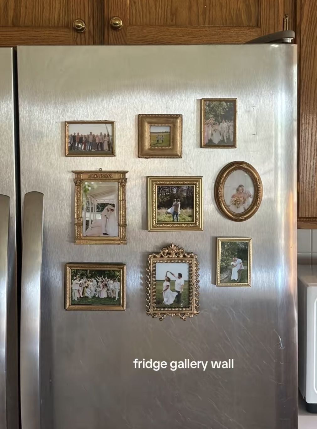 Refrigerator Photo Magnet Set for Kitchen Decor