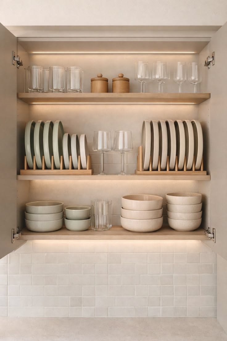Neutral Kitchen Decor and Organization Inspiration
