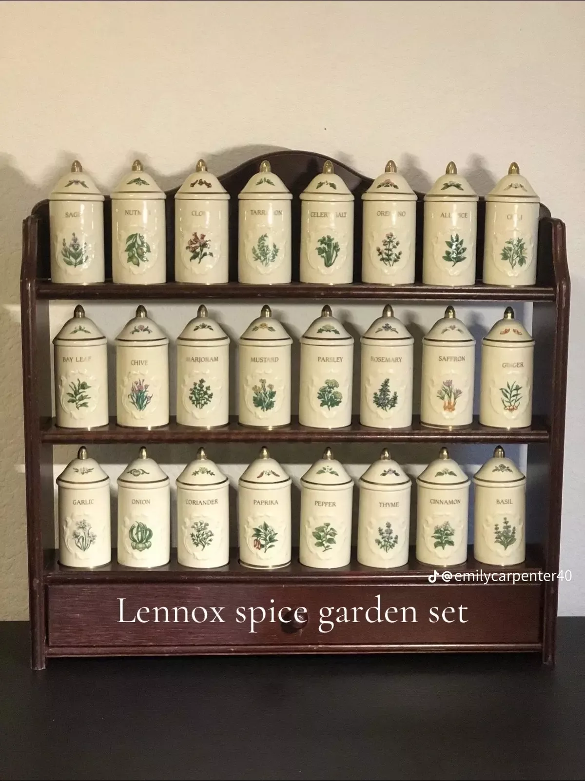 Kitchen Shelf with Organized Storage Jars