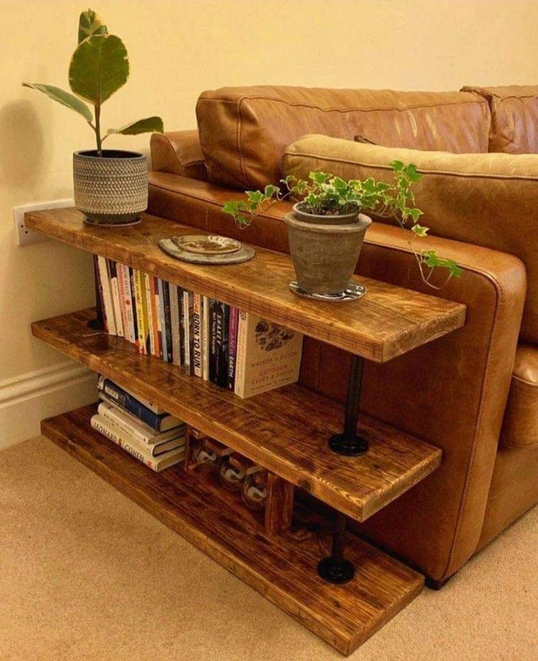 Shoe Rack Behind Couch, Shoe Rack Bookshelf, Diy Tv Stand Bookshelf, Diy Wooden Bookshelf, Diy Wooden Tv Stand, Retro Wicker Shelf, Handmade Shoe Rack, Rustic Handmade Shoe Rack, Rustic Wooden Tv Stand With Books