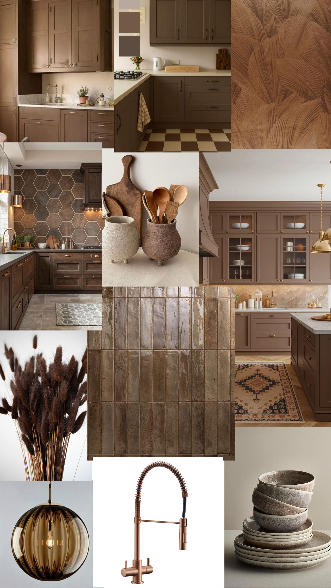 Brown Kitchen Design and Decor Inspiration
