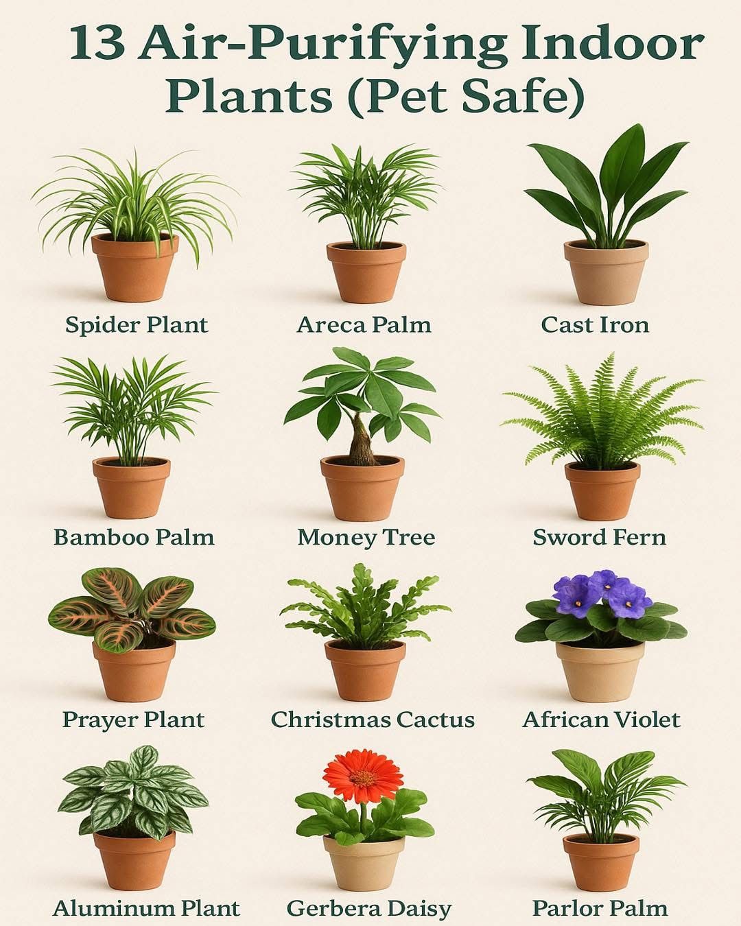 Indoor Plants List, Safe Plants, Type Of Indoor Plants, Plants For Around The House, Air Purifying House Plants Pet Safe, Pet-safe Home Plant Ideas