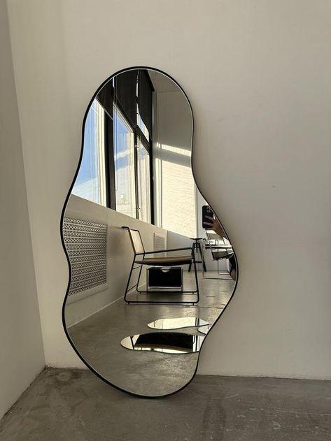 Mirror For Room Aesthetic, Cool Mirrors Aesthetic, Big Aesthetic Mirror, Easthetic Mirror, Mirror Aesthetic Design, Aesthetics Mirror