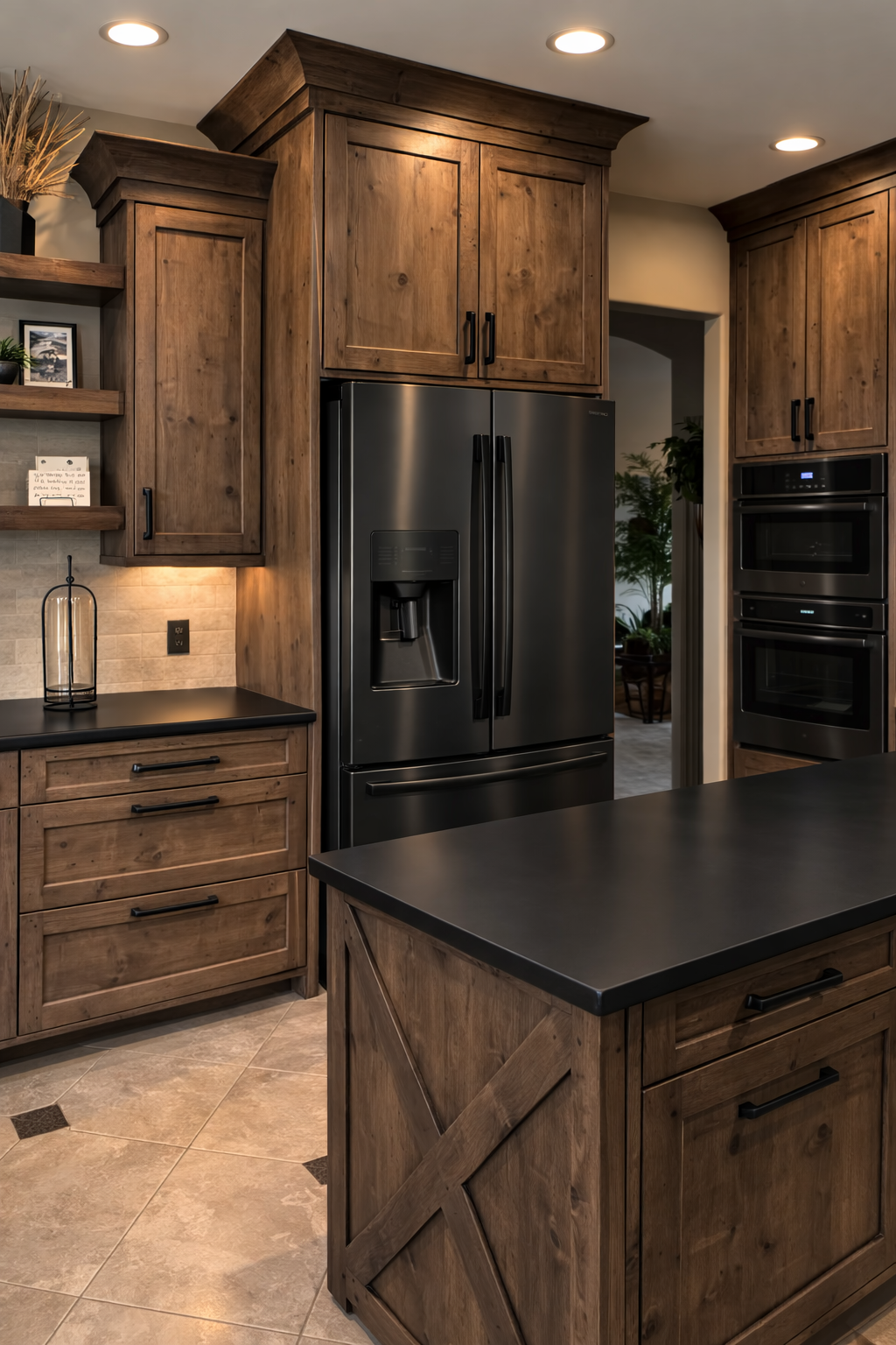 Black Stainless Steel Kitchen Decor and Organization Inspiration