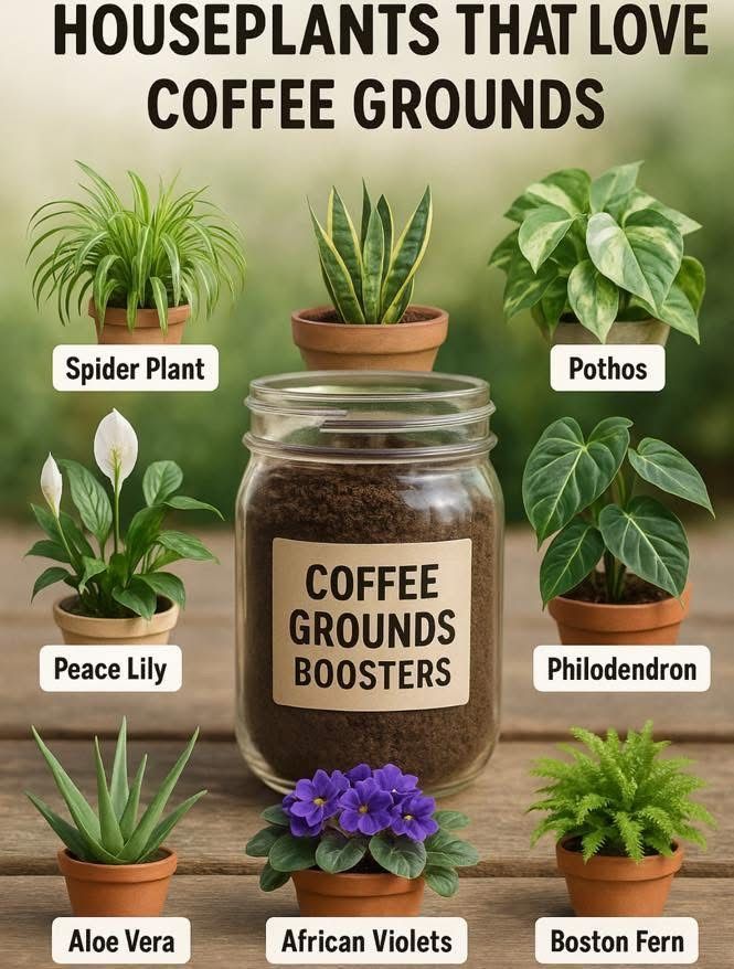 Coffee Grounds For Plants Indoor, Coffee Water For Plants, What Plants Like Coffee, Growing Coffee Plants Guide, Is Coffee Good For Plants, Houseplants That Like Coffee