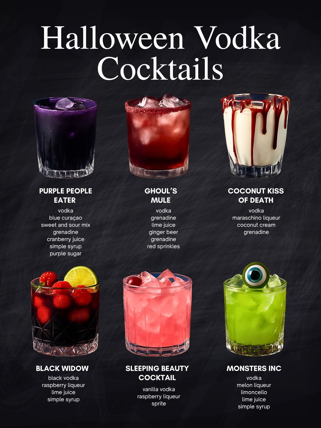 Halloween Drinks Ideas, Halloween Vodka Cocktails, Halloween Drink Recipes, Vampire Drinks, Vampire Cocktails, Cuisine Halloween Facile