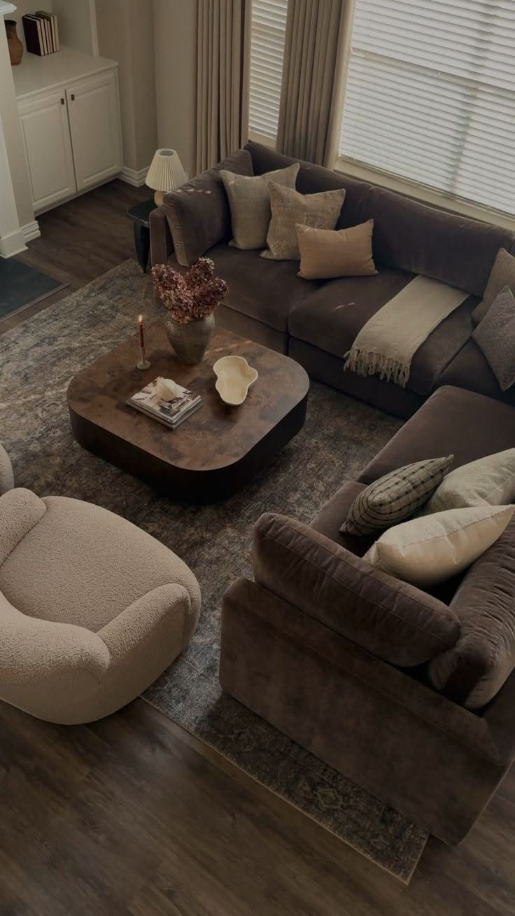 Wood Living Room Decor and Organization Inspiration