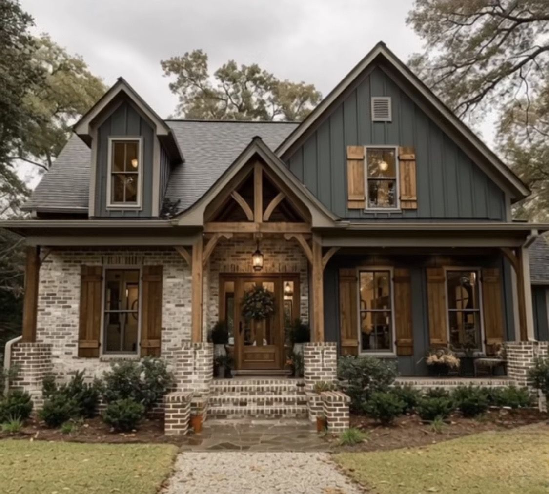 Gray Front Porch Decor for Home Entryway