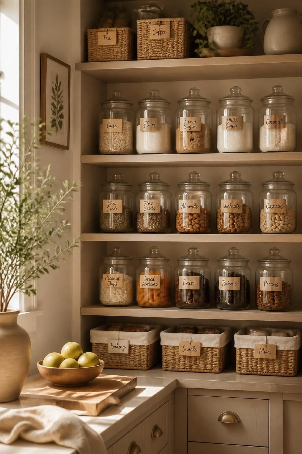 Pantry Storage Container Set for Organized Food Storage