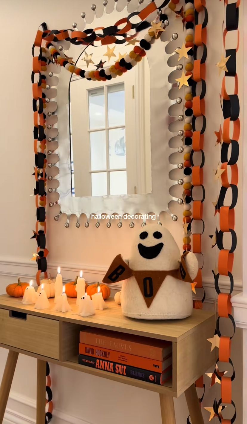 Cute Hallway Halloween Decor