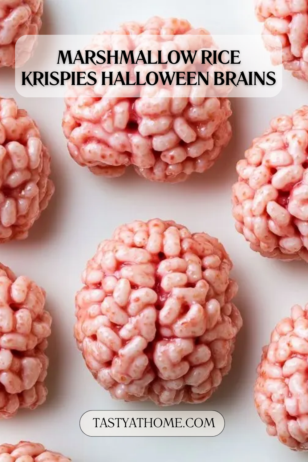 Brain Snacks Halloween, Brain Treats Halloween, Brain Rice Crispy Treats, Brain Rice Krispie Treats, Rice Krispie Brains
