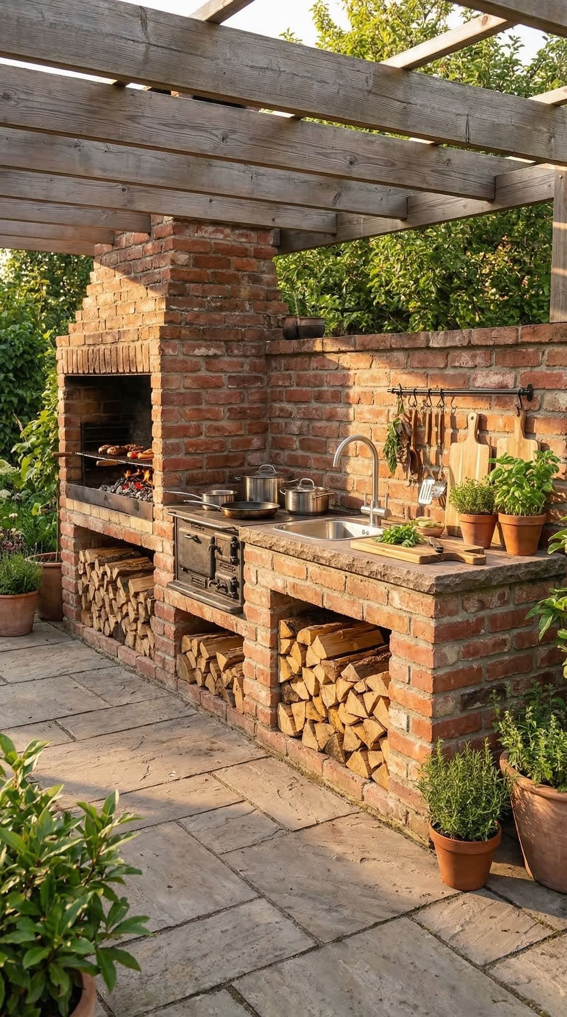 A Kitchen Rooted in the Garden