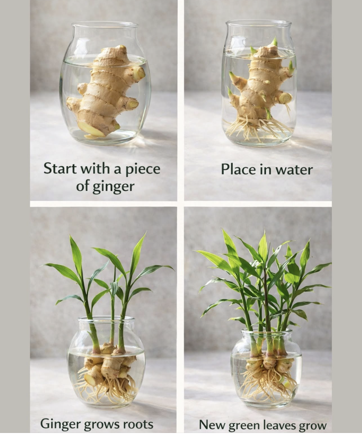 Plants Grown In Water, Growing Ginger, Household Plants, Plant Care Houseplant, Plant Hacks, Inside Plants, Veg Garden, Growing Plants Indoors