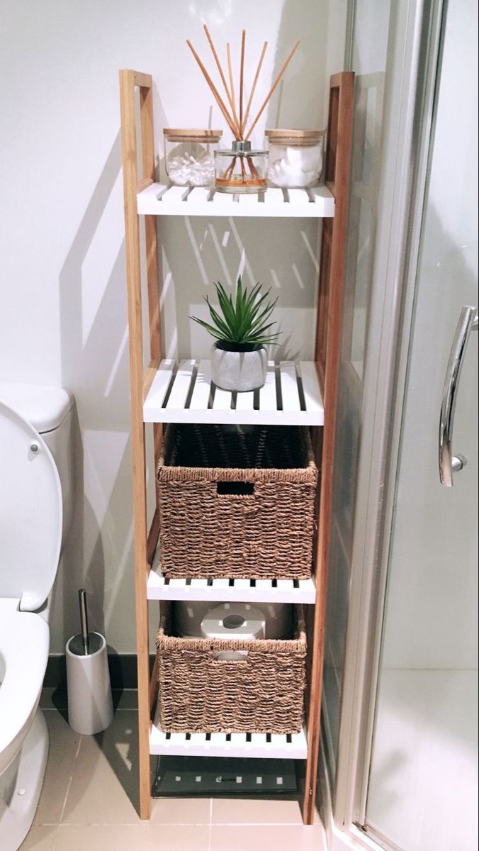 Bamboo Bathroom Aesthetic, Neutral Apartment Bathroom Decor, Ikea Spa, Ragrund Ikea, Ikea Vesken Ideas, Ikea Vilto Bathroom, Jysk Bathroom Decor, Jysk Bathroom Ideas