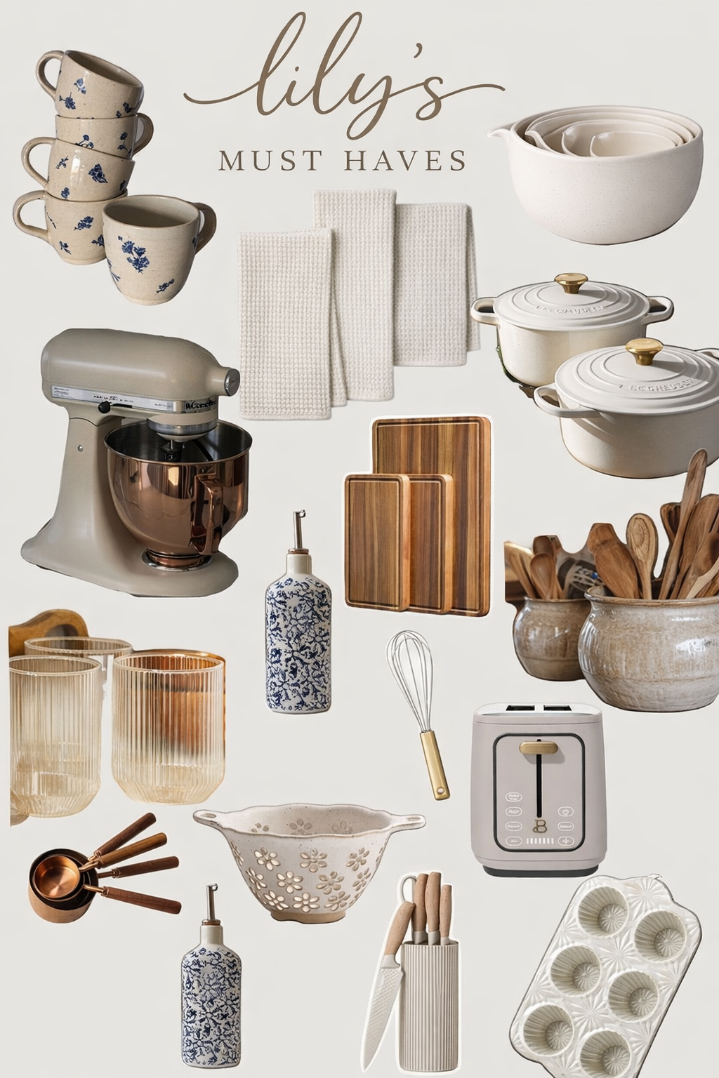 Neutral Kitchen Decor and Organization Inspiration