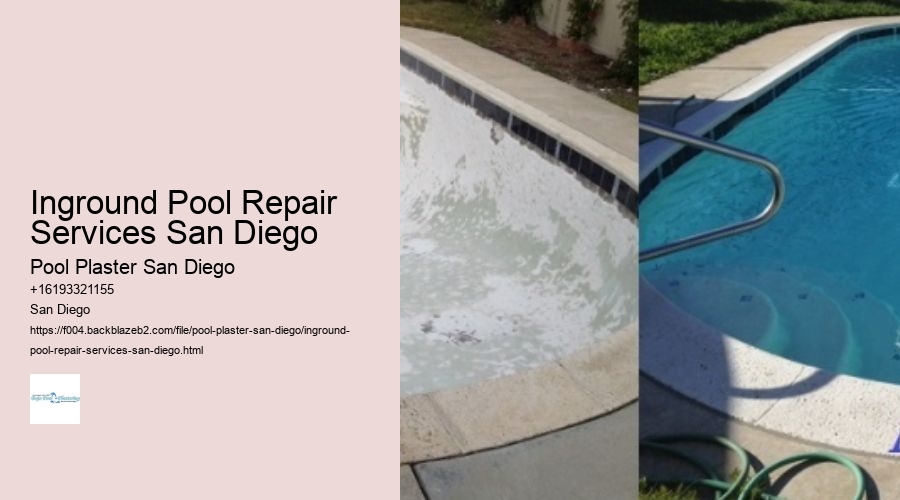 Inground Pool Repair Services San Diego
