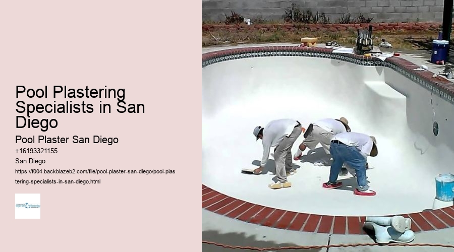 Pool Plastering Specialists in San Diego