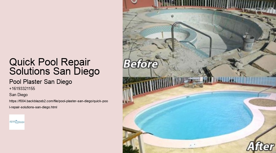 Quick Pool Repair Solutions San Diego