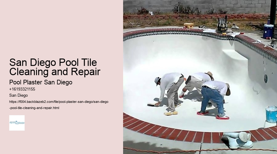 San Diego Pool Tile Cleaning and Repair