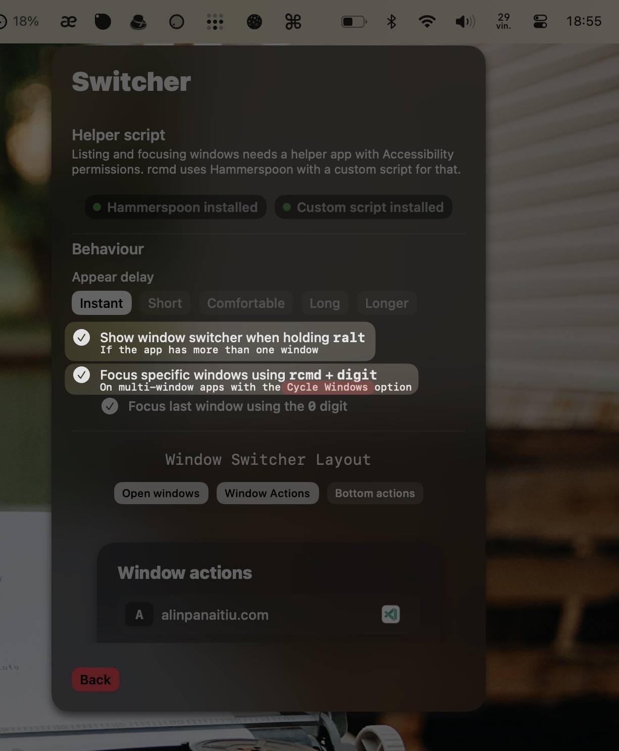 Window Switcher: show multiple windows of the same app. : r/raycastapp