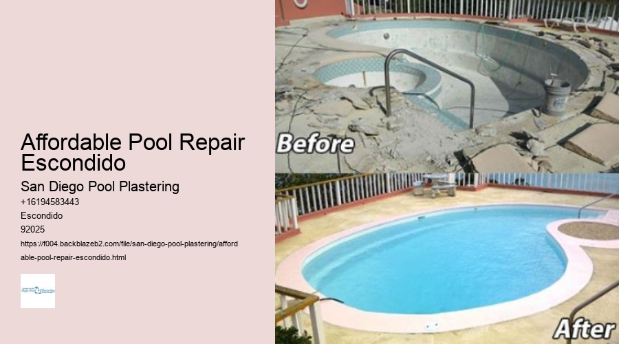 Affordable Pool Repair Escondido