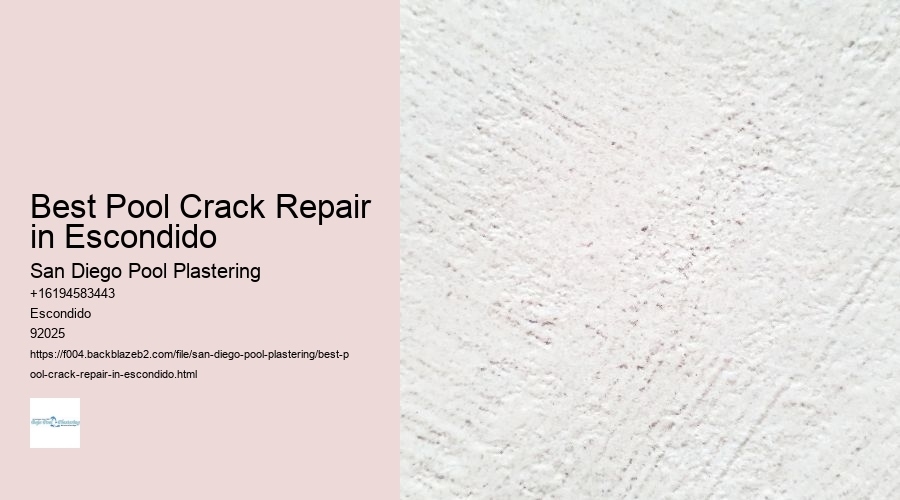 Best Pool Crack Repair in Escondido