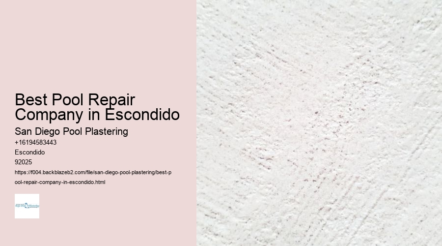 Best Pool Repair Company in Escondido