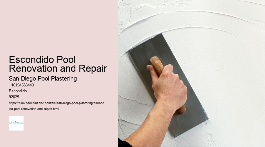 Escondido Pool Renovation and Repair