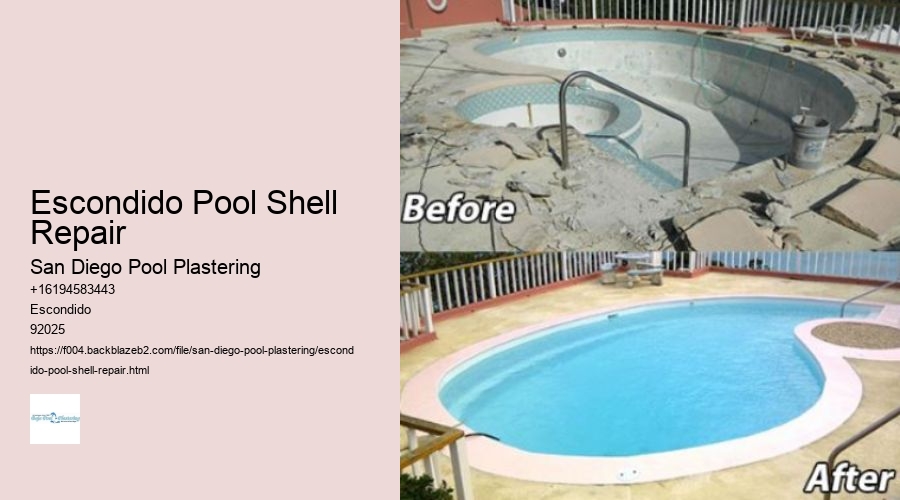 Escondido Pool Shell Repair