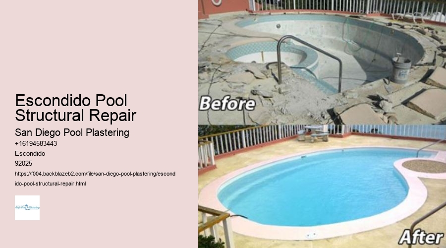 Escondido Pool Structural Repair