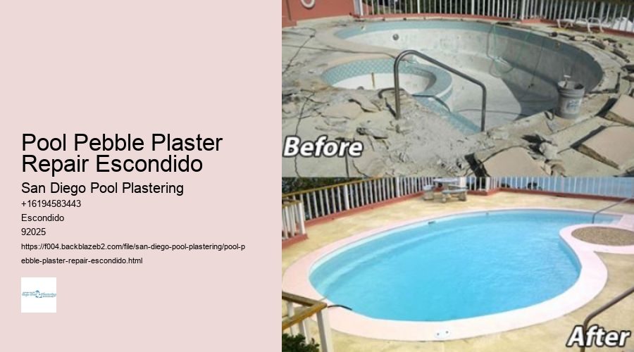 Pool Pebble Plaster Repair Escondido