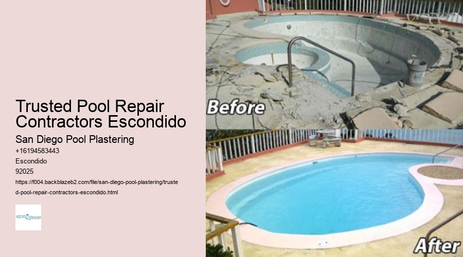 Trusted Pool Repair Contractors Escondido