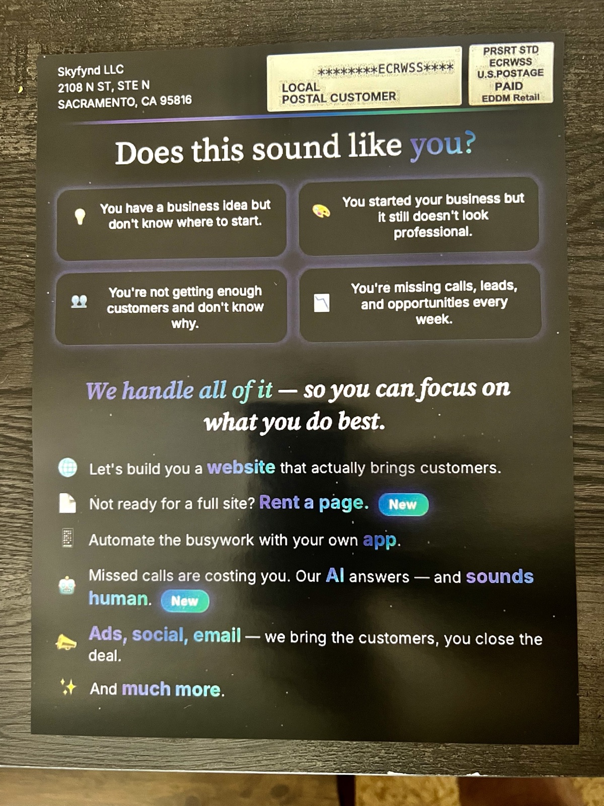 Flyer sample 2