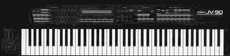 picture of Roland JV-90 keyboard at sonicstate.com
