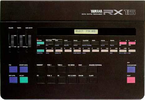 picture of Yamaha RX-15 Drum machine at sonicstate.com