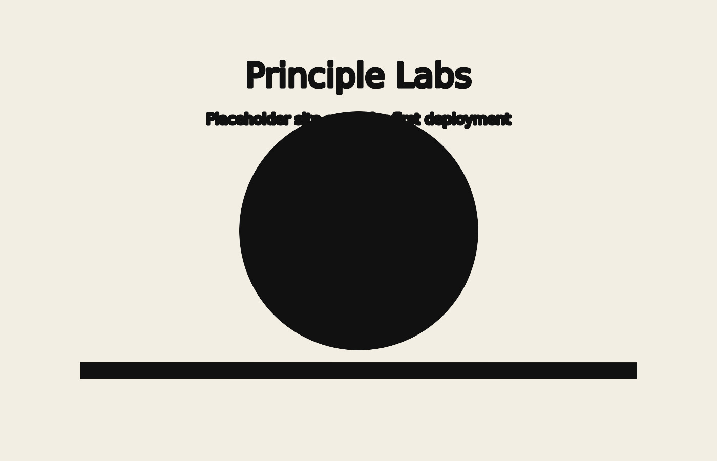 Placeholder illustration for Principle Labs