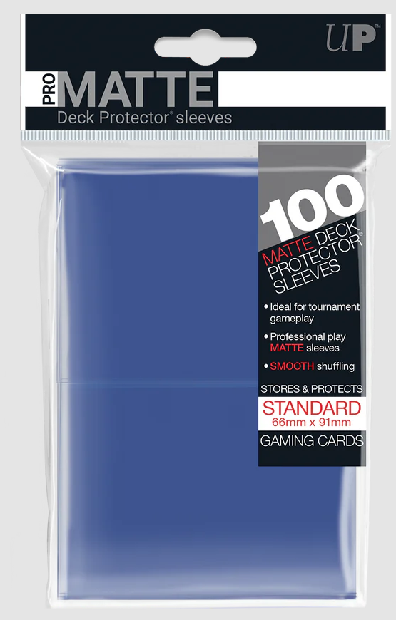 Ultra Pro - Matte Card Sleeves Blue (100 Sleeves)