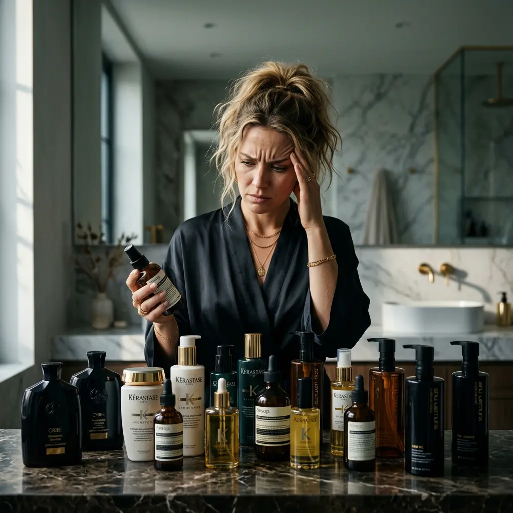The products on your counter cannot reach the follicle