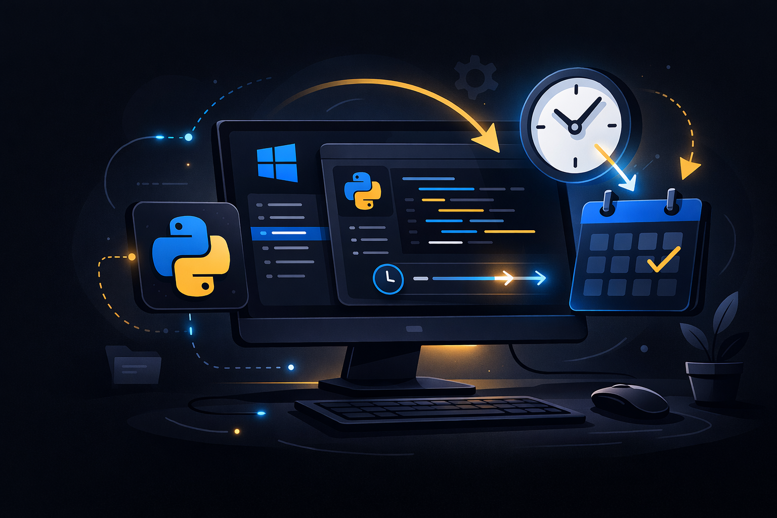 Easy Steps to Automate Python Scripts with Task Scheduler on Windows