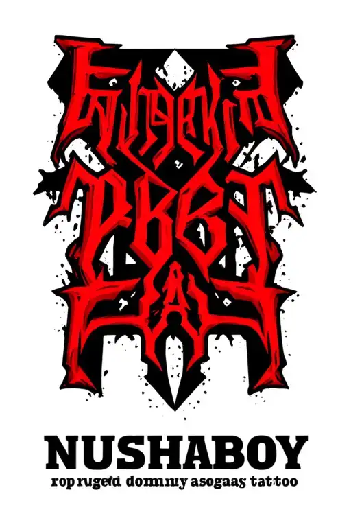 Text Saying Nushkaboy