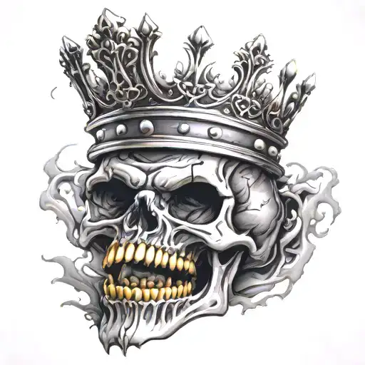 Skull Mouth Open Crown