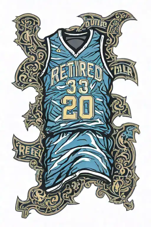 Retired Basketball Jersey