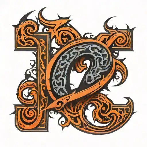 Neotribal Goth Alphabet