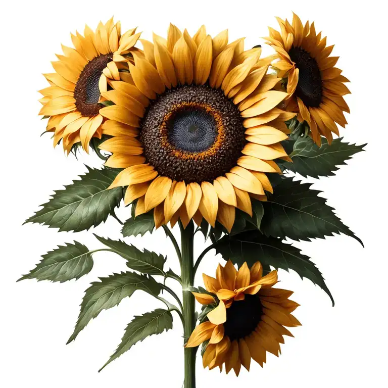 Sunflowers Wrapped Round