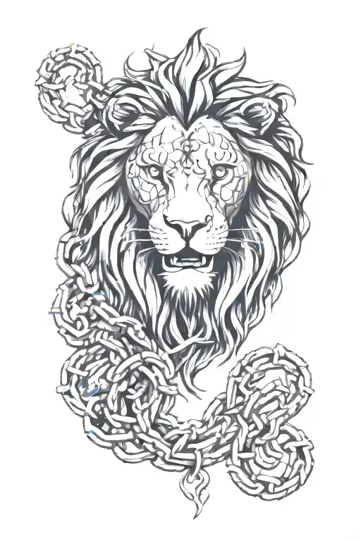 Lion Chain Wrapped