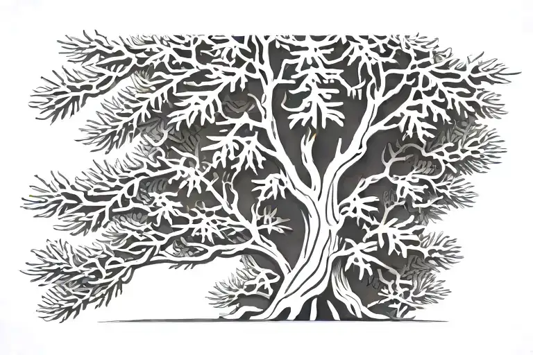 Background Withe Pine