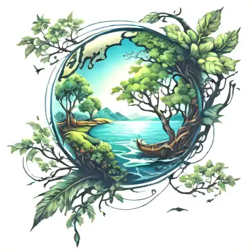 Nature In A Globe